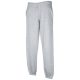 Fruit of the Loom F52 zsebes jogging alsó, ELASTICATED CUFF JOG PANTS, Heather Grey