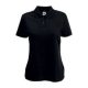 Fruit of the Loom F68 galléros Női póló LADY-FIT 65/35 POLO, Black - L