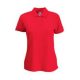 Fruit of the Loom F68 galléros Női póló LADY-FIT 65/35 POLO, Red - S