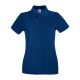 Fruit of the Loom FN01 Női galléros póló, LADY FIT PREMIUM POLO, Navy - M