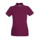 Fruit of the Loom FN01 Női galléros póló, LADY FIT PREMIUM POLO, Burgundy - L