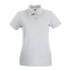 Fruit of the Loom FN01 Női galléros póló, LADY FIT PREMIUM POLO, Heather Grey - S