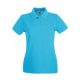 Fruit of the Loom FN01 Női galléros póló, LADY FIT PREMIUM POLO, Azure - S