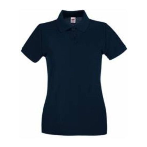 Fruit of the Loom FN01 Női galléros póló, LADY FIT PREMIUM POLO, Deep Navy - S