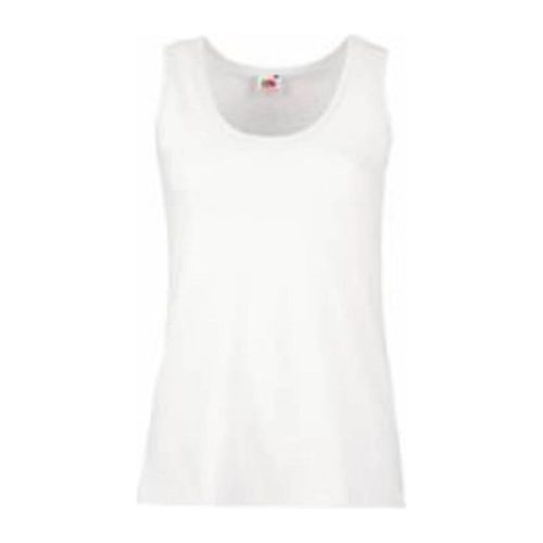 Fruit of the Loom FN02 ujjatlan Női póló LADY FIT VALUEWEIGHT VEST, White - XL