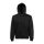 Fruit of the Loom FN07 cipzáras kapucnis pulóver, HOODED SWEAT JACKET, Black