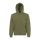 Fruit of the Loom FN07 cipzáras kapucnis pulóver, HOODED SWEAT JACKET, Olive