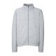 Fruit of the Loom FN08 cipzáras galléros pulóver, CLASSIC SWEAT JACKET, Heather Grey - M