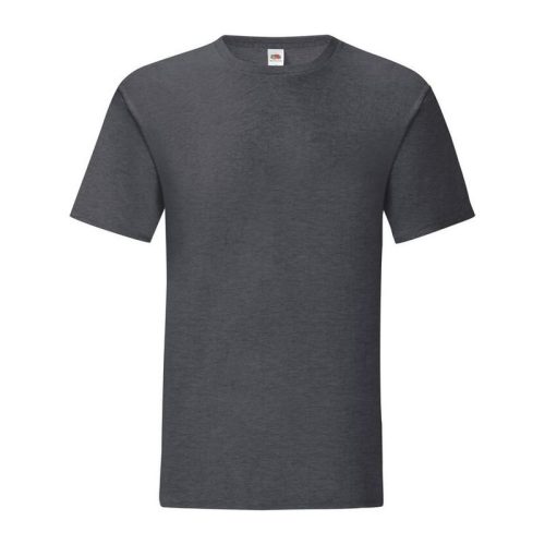 Fruit of the Loom FN62 rövid ujjú póló, ICONIC 150 T, Dark Heather Grey - L