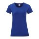 Fruit of the Loom FN63 rövid ujjú Női póló, LADIES ICONIC 150 T, Cobalt Blue - S