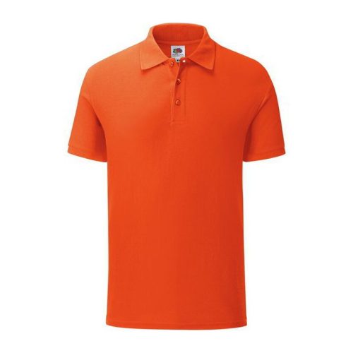 Fruit of the Loom FN66 galléros póló, ICONIC POLO, Flame Red - 3XL