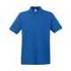 Fruit of the Loom FU21 galléros piké póló, PREMIUM POLO, Royal Blue - L