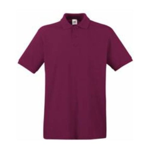 Fruit of the Loom FU21 galléros piké póló, PREMIUM POLO, Burgundy - M