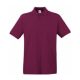 Fruit of the Loom FU21 galléros piké póló, PREMIUM POLO, Burgundy - L