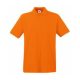 Fruit of the Loom FU21 galléros piké póló, PREMIUM POLO, Orange - M