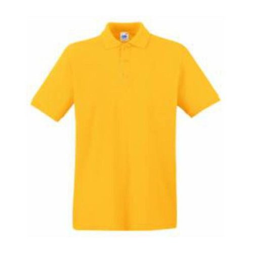 Fruit of the Loom FU21 galléros piké póló, PREMIUM POLO, Sunflower - 2XL