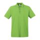 Fruit of the Loom FU21 galléros piké póló, PREMIUM POLO, Lime - M