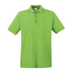   Fruit of the Loom FU21 galléros piké póló, PREMIUM POLO, Lime - XL