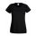 Fruit of the Loom FU78 Női környakas póló, LADY-FIT VALUEWEIGHT T, Black