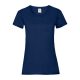 Fruit of the Loom FU78 Női környakas póló, LADY-FIT VALUEWEIGHT T, Navy - M