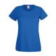 Fruit of the Loom FU78 Női környakas póló, LADY-FIT VALUEWEIGHT T, Royal Blue - M