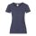 Fruit of the Loom FU78 Női környakas póló, LADY-FIT VALUEWEIGHT T, Vintage Heather Navy - S