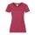 Fruit of the Loom FU78 Női környakas póló, LADY-FIT VALUEWEIGHT T, Vintage Heather Red - M