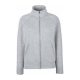 Fruit of the Loom FU80 zipzáras Női pulóver, Premium Lady Fit Sweat Jacket, Heather Grey - S