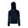 Fruit of the Loom FU84 zipzáras kapucnis Női pulóver, LADY FIT HOODED JACKET, Deep Navy - S