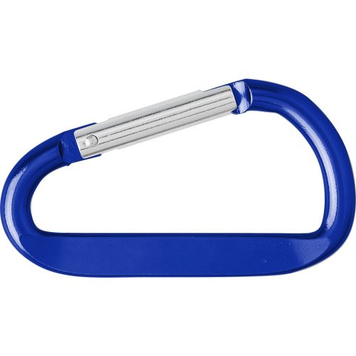 Karabiner kulcstartó, kék