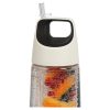 Tritán infuser kulacs, 850 ml, Fehér