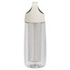 Tritán infuser kulacs, 850 ml, Fehér