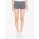 AA7301 Női pamut short, futónadrág American Apparel, Asphalt/Fuchsia-M