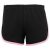 AA7301 Női pamut short, futónadrág American Apparel, Black/Pink-M