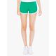 AA7301 Női pamut short, futónadrág American Apparel, Kelly Green/White-L