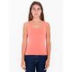 AA8308 Női sztrecs pamut ujjatlan póló-trikó American Apparel, Coral-2XL