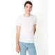 AAPL401 szublimálható unisex rövid ujjú póló American Apparel, White-L