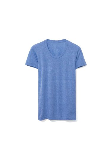 AATR301 Női tri-blend rövid ujjú póló American Apparel, Athletic Blue-S