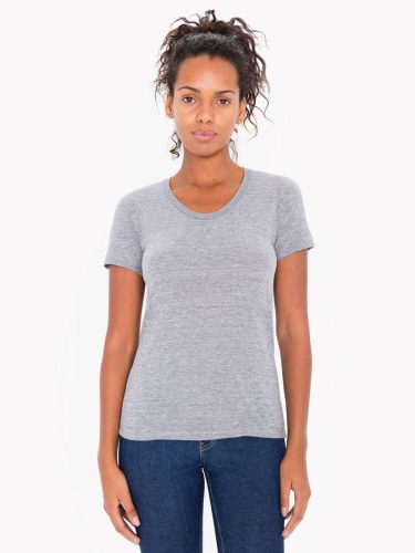 AATR301 Női tri-blend rövid ujjú póló American Apparel, Athletic Grey-L