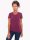 AATR301 Női tri-blend rövid ujjú póló American Apparel, Tri-Cranberry-S