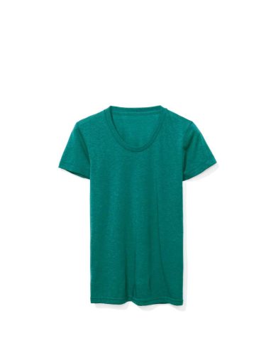 AATR301 Női tri-blend rövid ujjú póló American Apparel, Tri-Evergreen-S