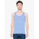 AATR408 unisex tri-blend ujjatlan póló-trikó American Apparel, Athletic Blue-S