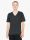 AATR461 V-nyakú unisex tri-blend rövid ujjú póló American Apparel, Tri-Black-S