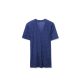 AATR461 V-nyakú unisex tri-blend rövid ujjú póló American Apparel, Tri-Indigo-L