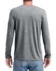 AN6740 környakas unisex hosszú ujjú póló Anvil, Heather Graphite-L