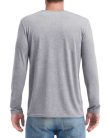 AN6740 környakas unisex hosszú ujjú póló Anvil, Heather Grey-L