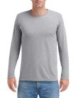 AN6740 környakas unisex hosszú ujjú póló Anvil, Heather Grey-S