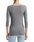 ANL2455 3/4 ujjú streccs Női póló Anvil, Heather Graphite-2XL