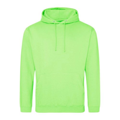 Just Hoods Uniszex laza szabású kapucnis pulóver AWJH001, Apple Green-2XL