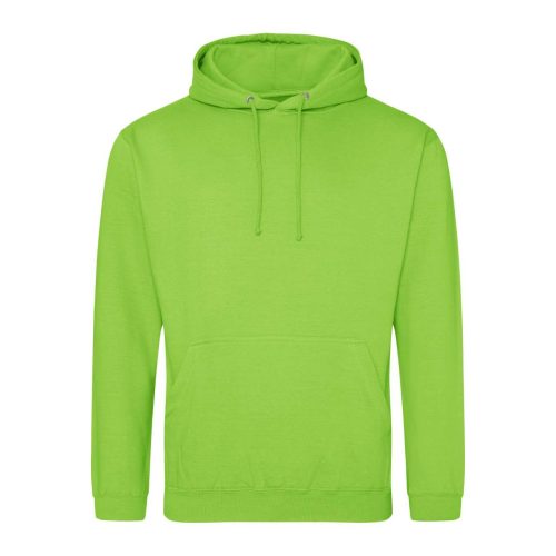 Just Hoods Uniszex laza szabású kapucnis pulóver AWJH001, Alien Green-L